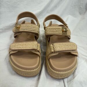 Steve Madden chunky sandals.